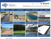 Tablet Screenshot of geosynthetic.co.uk
